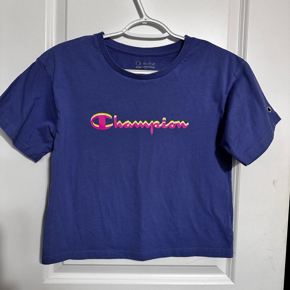 Champion Girls’ Cropped Tee – Size L